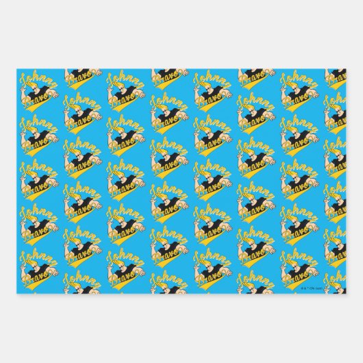 Johnny Bravo Athletic Graphic Inpakpapier Vel (Voorkant)