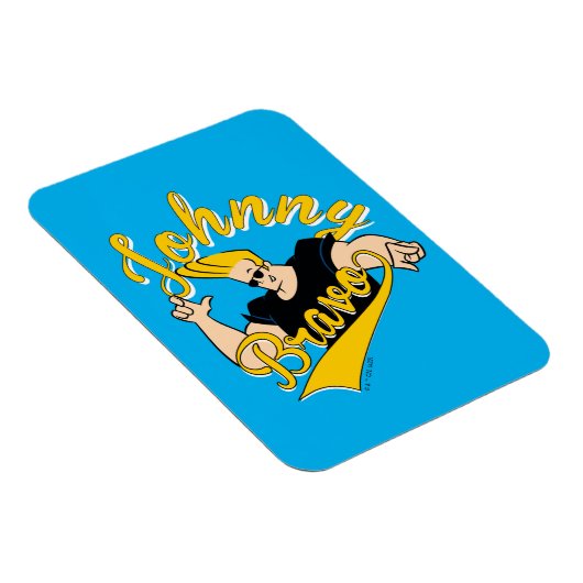 Johnny Bravo Athletic Graphic Magneet (Rechterzijde)