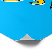 Johnny Bravo Athletic Graphic Poster (Hoek)