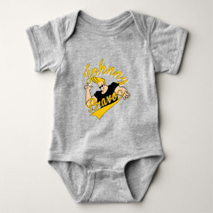 Johnny Bravo Athletic Graphic Romper