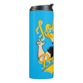 Johnny Bravo Athletic Graphic Thermosbeker (Gedraaid links)