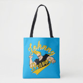 Johnny Bravo Athletic Graphic Tote Bag (Voorkant)