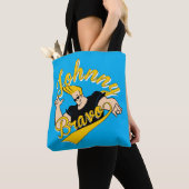 Johnny Bravo Athletic Graphic Tote Bag (Dichtbij)