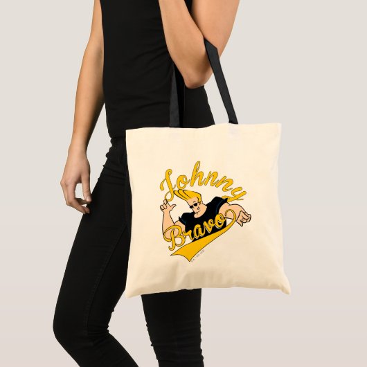 Johnny Bravo Athletic Graphic Tote Bag (Voorkant (product))