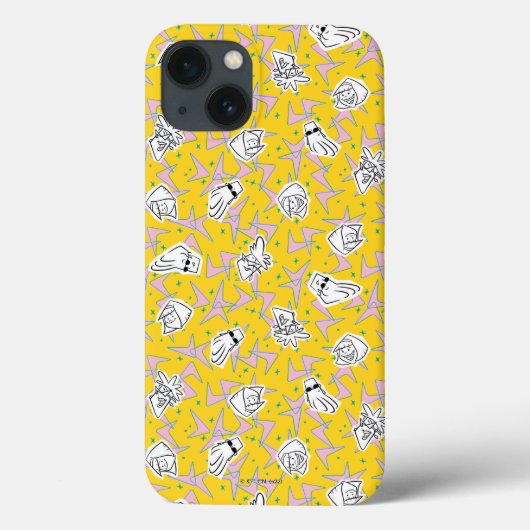 Johnny Bravo Characters Pattern Case-Mate iPhone Case (Achterkant)