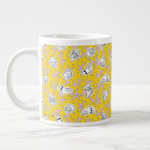 Johnny Bravo Characters Pattern Grote Koffiekop