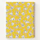 Johnny Bravo Characters Pattern Notitieboek (Achterkant)
