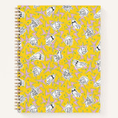 Johnny Bravo Characters Pattern Notitieboek (Voorkant)
