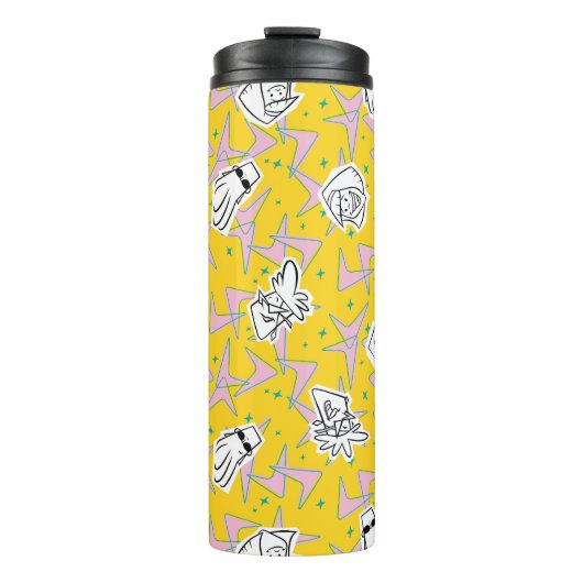 Johnny Bravo Characters Pattern Thermosbeker (Voorkant)