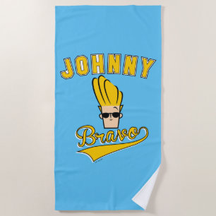 Johnny Bravo Collegiale Grafiek Strandlaken