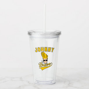Johnny Bravo Collegiate Graphic Acryl Drinkbeker