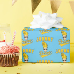 Johnny Bravo Collegiate Graphic Cadeaupapier