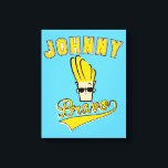 Johnny Bravo Collegiate Graphic Canvas Afdruk<br><div class="desc">Bekijk deze afbeelding voor Johnny Bravo.</div>