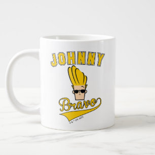 Johnny Bravo Collegiate Graphic Grote Koffiekop