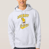 Johnny Bravo Collegiate Graphic Hoodie (Voorkant)