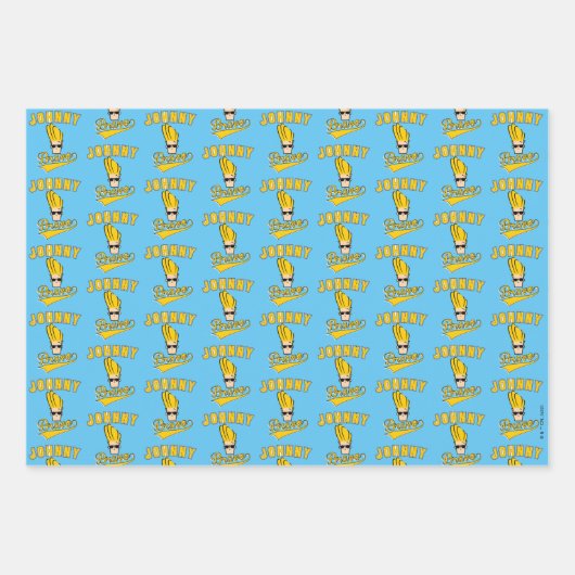 Johnny Bravo Collegiate Graphic Inpakpapier Vel (Voorkant)