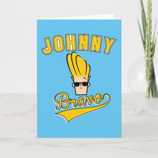 Johnny Bravo Collegiate Graphic Kaart (Voorkant)