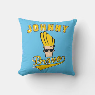 Johnny Bravo Collegiate Graphic Kussen