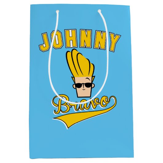 Johnny Bravo Collegiate Graphic Medium Cadeauzakje (Voorkant)
