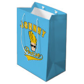 Johnny Bravo Collegiate Graphic Medium Cadeauzakje (Achterkant Gekanteld)