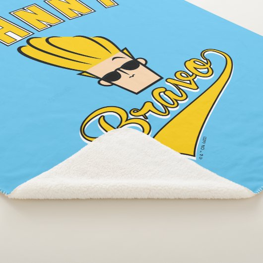 Johnny Bravo Collegiate Graphic Sherpa Deken (3/4)