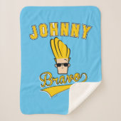 Johnny Bravo Collegiate Graphic Sherpa Deken (Voorkant)