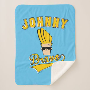 Johnny Bravo Collegiate Graphic Sherpa Deken