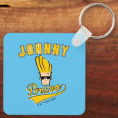 Johnny Bravo Collegiate Graphic Sleutelhanger (Achterkant)