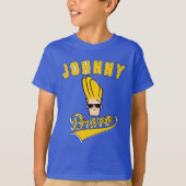 Johnny Bravo Collegiate Graphic T-shirt (Voorkant)