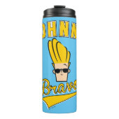 Johnny Bravo Collegiate Graphic Thermosbeker (Voorkant)
