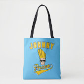 Johnny Bravo Collegiate Graphic Tote Bag (Voorkant)