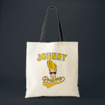 Johnny Bravo Collegiate Graphic Tote Bag<br><div class="desc">Bekijk deze afbeelding voor Johnny Bravo.</div>