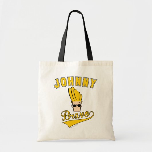 Johnny Bravo Collegiate Graphic Tote Bag (Voorkant)