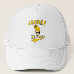 Johnny Bravo Collegiate Graphic Trucker Pet