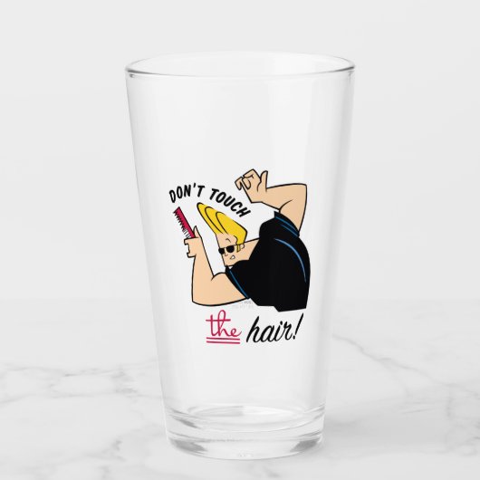 Johnny Bravo Comb - Don't Touch The Hair! Glas (Voorkant)