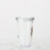 Johnny Bravo Comb - Raak het haar niet aan! Acryl Drinkbeker (Rechts)