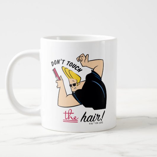 Johnny Bravo Comb - Raak het haar niet aan! Grote Koffiekop (Links)