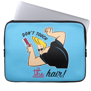 Johnny Bravo Comb - Raak het haar niet aan! Laptop Sleeve