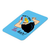 Johnny Bravo Comb - Raak het haar niet aan! Magneet (Linkerzijde)