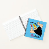 Johnny Bravo Comb - Raak het haar niet aan! Notitieboek (Binnen)