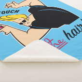 Johnny Bravo Comb - Raak het haar niet aan! Sherpa Deken (3/4)