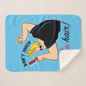 Johnny Bravo Comb - Raak het haar niet aan! Sherpa Deken (Voorkant (horizontaal))