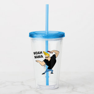 Johnny Bravo Combing Hair Acryl Drinkbeker