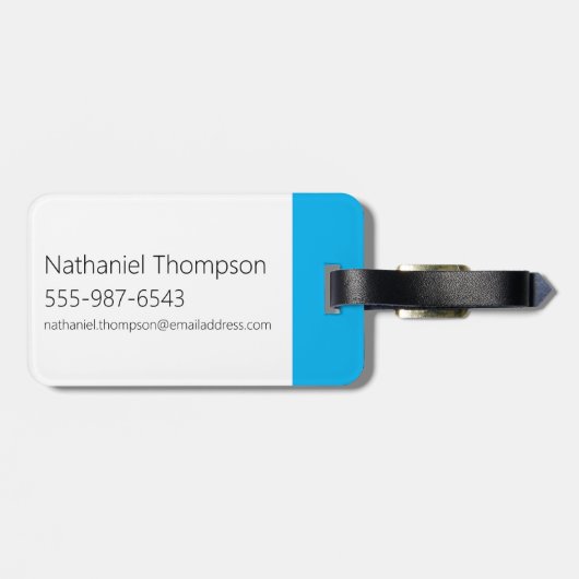 Johnny Bravo Combing Hair Bagagelabel (Achterkant horizontaal)