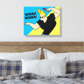 Johnny Bravo Combing Hair Canvas Afdruk (Insitu (Slaapkamer))
