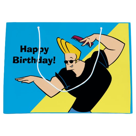 Johnny Bravo Combing Hair Groot Cadeauzakje (Voorkant)