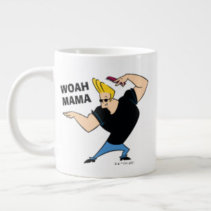 Johnny Bravo Combing Hair Grote Koffiekop