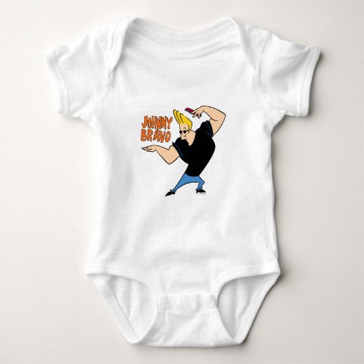Johnny Bravo Combing Hair Romper (Voorkant)
