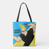 Johnny Bravo Combing Hair Tote Bag (Achterkant)