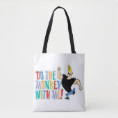 Johnny Bravo - Do The Monkey With Me! Tote Bag (Voorkant)